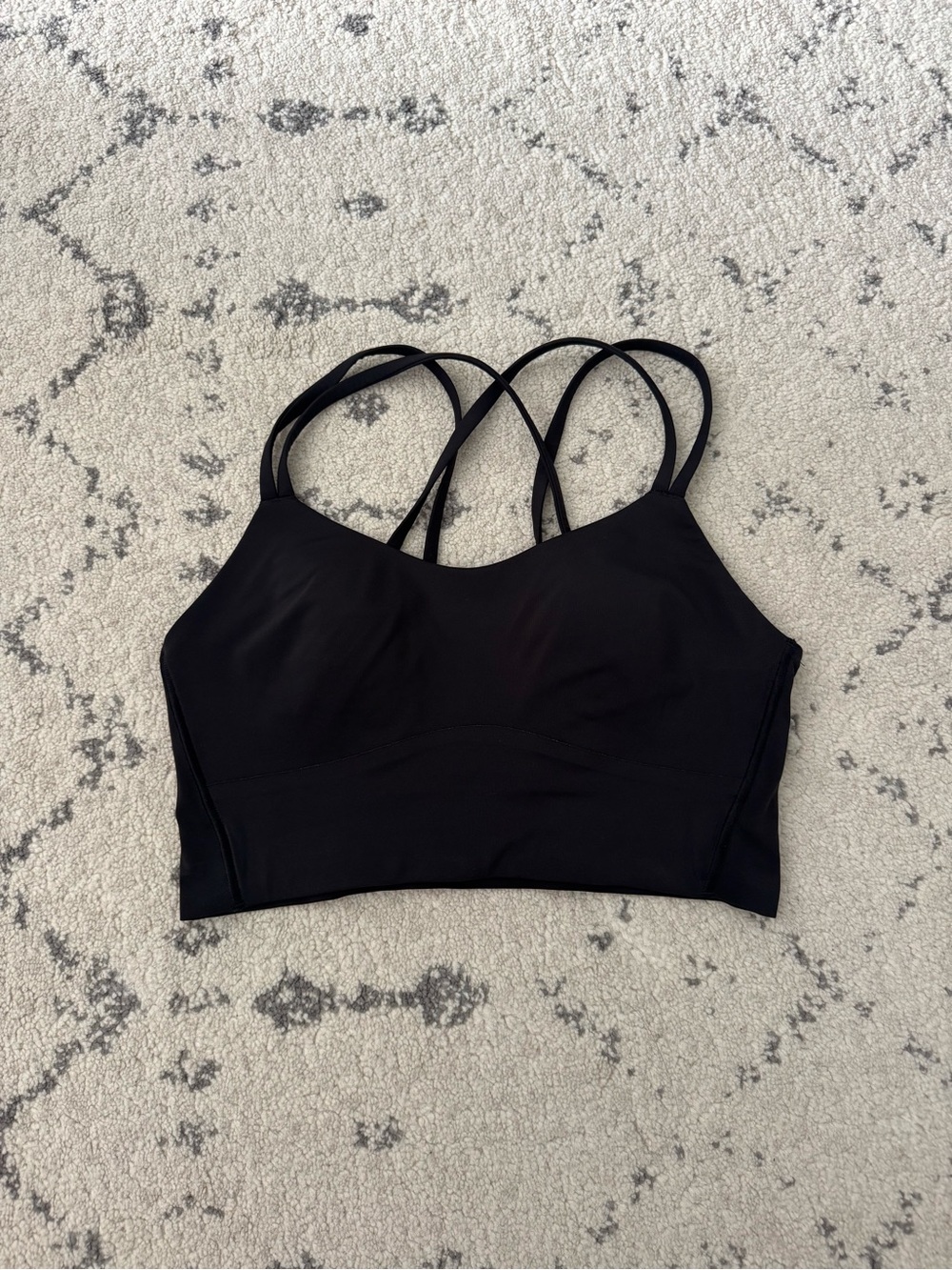 Lululemon Like a Cloud Longline Bra Athletic Sport Strappy Tank Top